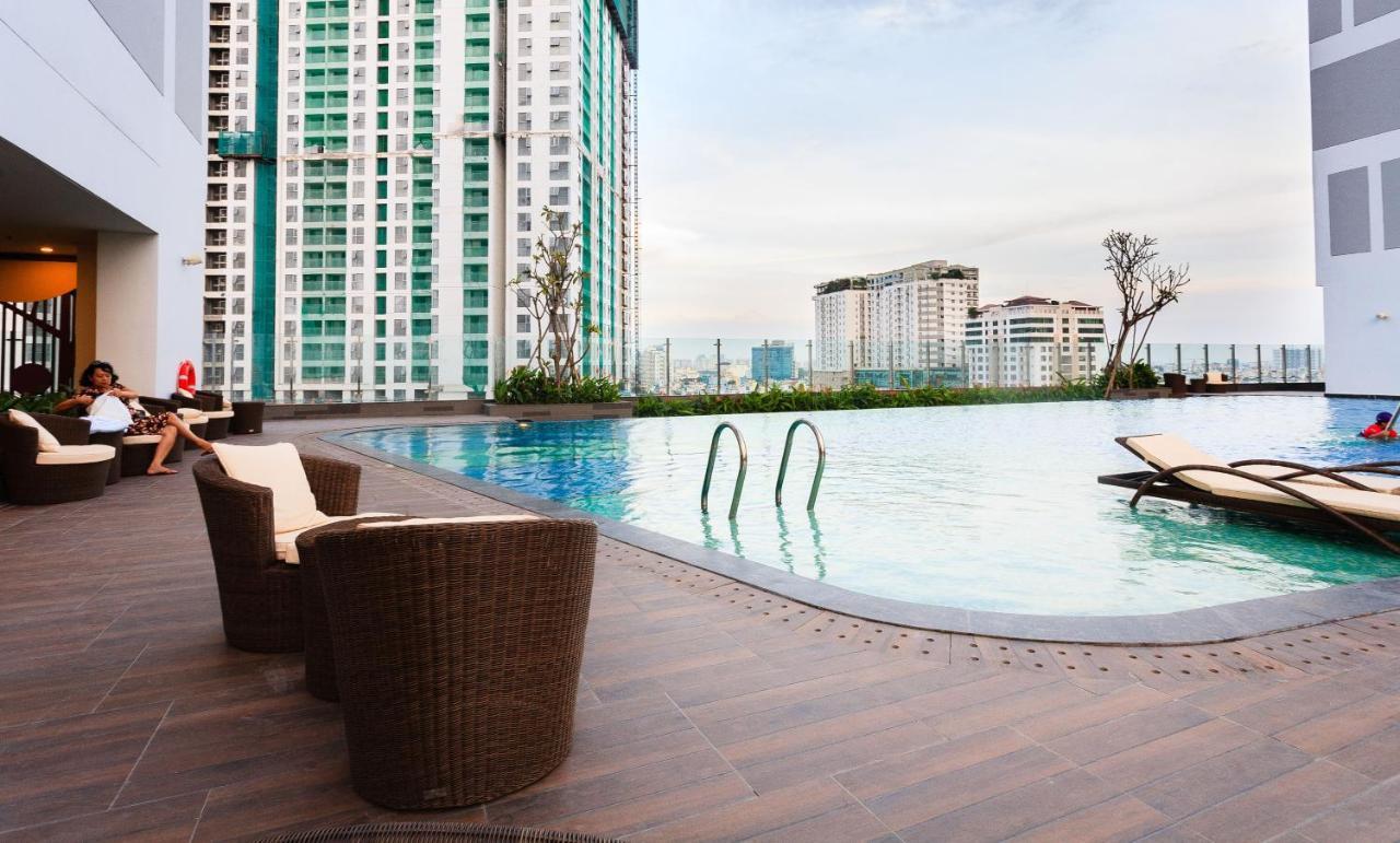 הו צ'י מין סיטי River Inn Apartment With Pool & Gym מראה חיצוני תמונה