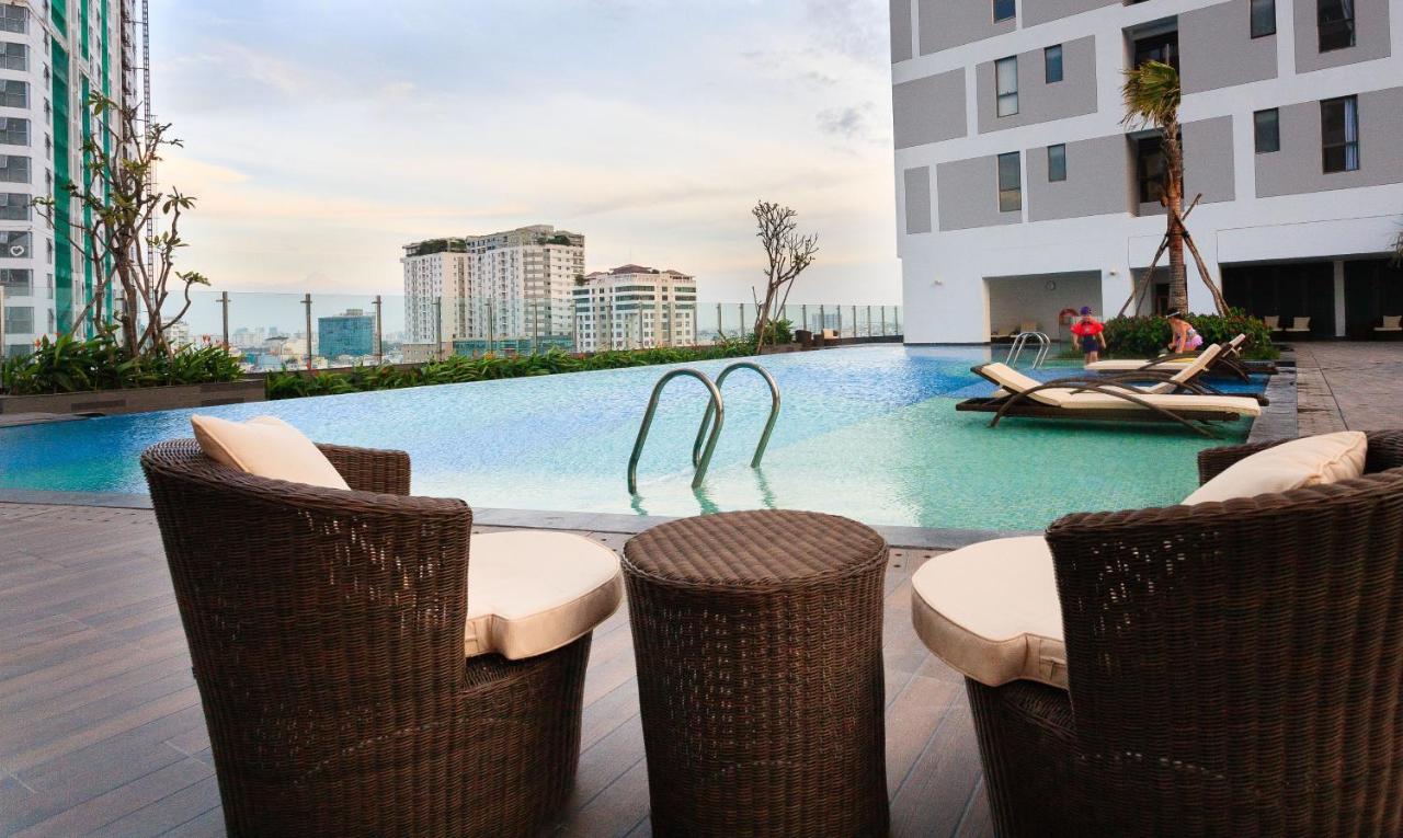 הו צ'י מין סיטי River Inn Apartment With Pool & Gym מראה חיצוני תמונה